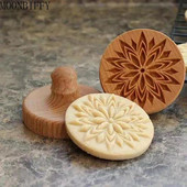 Drožinėjamas medinis sausainių formavimo preso antspaudas sausainių vakarėliui dekoruoti Reljefinis antspaudas virtuvės kepimo įrankis