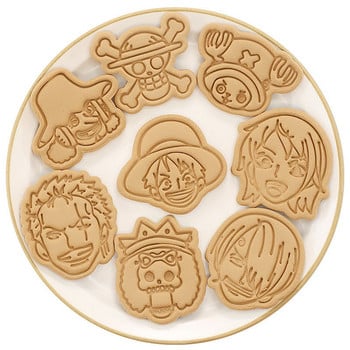 Mold Of Baking Cartoon Pirates Mold Cookie Luffy Joe Bajia One Piece Diy Baking Biscuit Tool 3d Cartoon Cookie Press Cutter