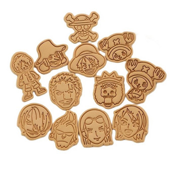 Mold Of Baking Cartoon Pirates Mold Cookie Luffy Joe Bajia One Piece Diy Baking Biscuit Tool 3d Cartoon Cookie Press Cutter