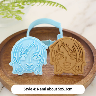 Mold Of Baking Cartoon Pirates Mold Cookie Luffy Joe Bajia One Piece Diy Baking Biscuit Tool 3d Cartoon Cookie Press Cutter