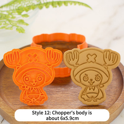 Mold Of Baking Cartoon Pirates Mold Cookie Luffy Joe Bajia One Piece Diy Baking Biscuit Tool 3d Cartoon Cookie Press Cutter