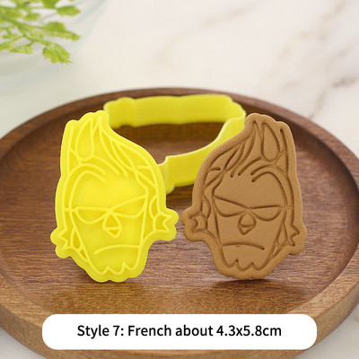 Mold Of Baking Cartoon Pirates Mold Cookie Luffy Joe Bajia One Piece Diy Baking Biscuit Tool 3d Cartoon Cookie Press Cutter