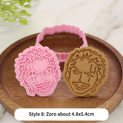 Mold Of Baking Cartoon Pirates Mold Cookie Luffy Joe Bajia One Piece Diy Baking Biscuit Tool 3d Cartoon Cookie Press Cutter