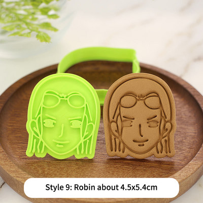 Mold Of Baking Cartoon Pirates Mold Cookie Luffy Joe Bajia One Piece Diy Baking Biscuit Tool 3d Cartoon Cookie Press Cutter