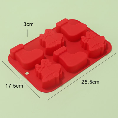 3D-jõuluvana silikoonist koogivorm jõulude silikoonvorm, reposteria ja pasteleria accesorios moule silikoonvormid silikoonist