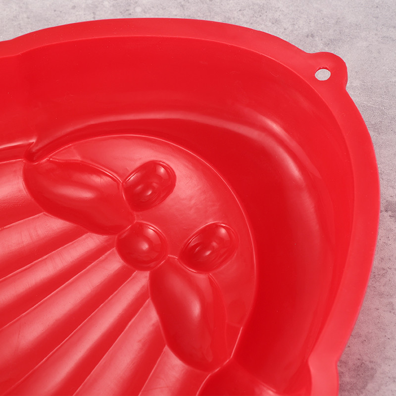 3D-jõuluvana silikoonist koogivorm jõulude silikoonvorm, reposteria ja pasteleria accesorios moule silikoonvormid silikoonist