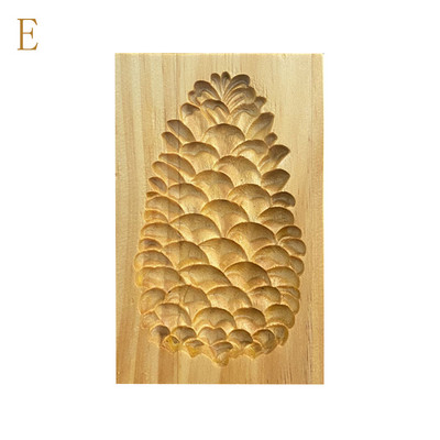 Formă pentru prăjituri 3D pentru ștanțare 3D Formă pentru prăjituri din lemn pentru prăjituri din turtă dulce pentru ștampila de biscuiți, instrument de coacere manuală