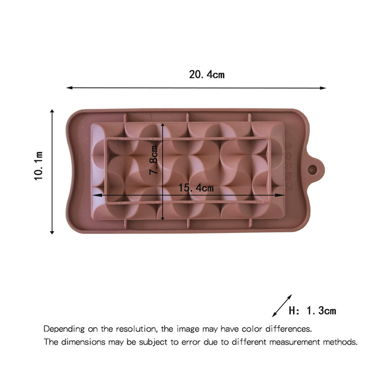 Nauji 3 stilių silikono šokolado formelių kepimo įrankiai, nepridegantys silikoniniai pyragaičių formos želė saldainiai 3D „pasidaryk pats“ formos Virtuvės priedai