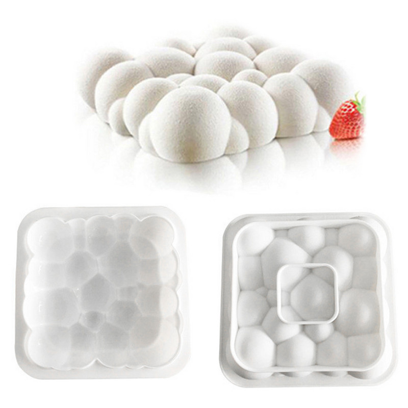 Φόρμα σιλικόνης για κέικ Αντικολλητικός επαναχρησιμοποιούμενος δίσκος εργαλείων ψησίματος DIY Χριστουγεννιάτικων σκευών ψησίματος Φόρμα μους σε σχήμα σύννεφου