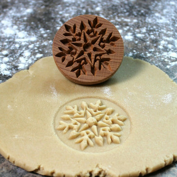 Дървен печат за бисквитки Форми за бисквитки Преса за шишарки Формички за печене на птици Меденки 3D Режечка за релефно щамповане на торти Приспособления за пекарни