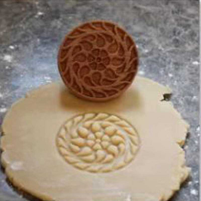 Ștampila din lemn pentru prăjituri Ștampile pentru prăjituri Presă Cone de pin Forme pentru copt pentru păsări Turtă dulce 3D Taietor de relief pentru prăjituri Gadget pentru panificație