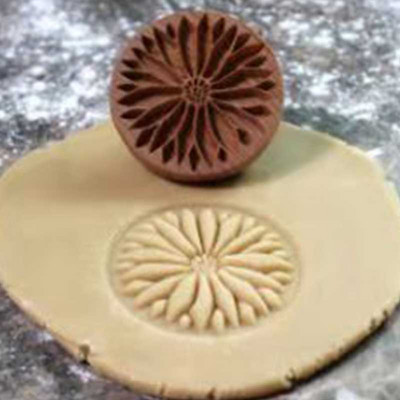 Ștampila din lemn pentru prăjituri Ștampile pentru prăjituri Presă Cone de pin Forme pentru copt pentru păsări Turtă dulce 3D Taietor de relief pentru prăjituri Gadget pentru panificație