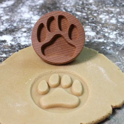 Ștampila din lemn pentru prăjituri Ștampile pentru prăjituri Presă Cone de pin Forme pentru copt pentru păsări Turtă dulce 3D Taietor de relief pentru prăjituri Gadget pentru panificație