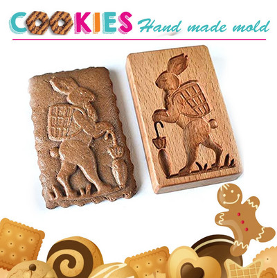 „Pasidaryk pats“ medinės trapios tešlos formelės iš aviečių širdelės raižytos imbierinių sausainių formelės virtuvės pjaustytuvams Valentino dienos Velykų vakarėliui