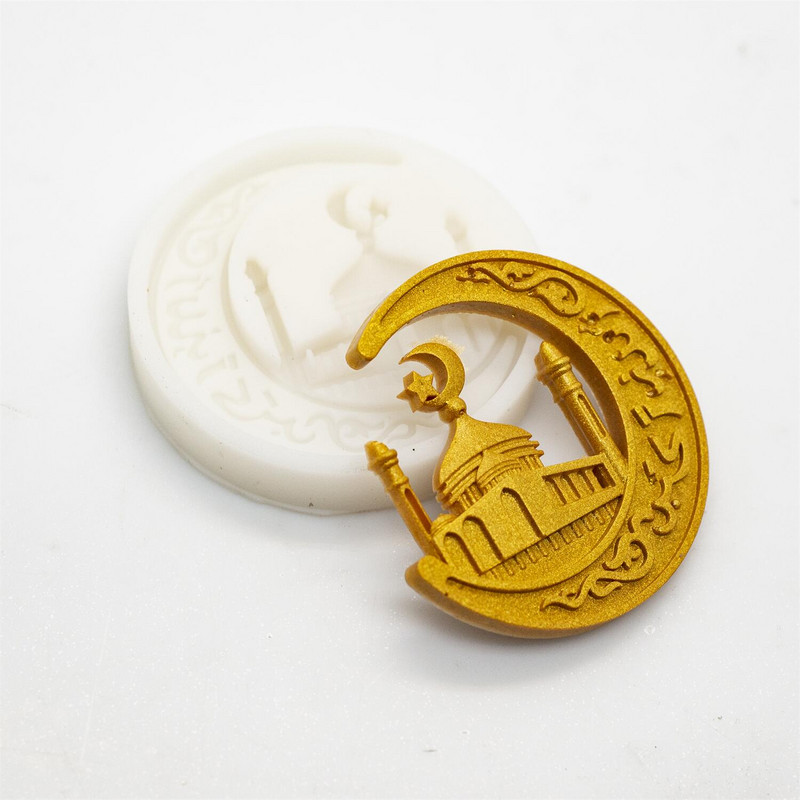 Islami silikoonvorm Fondant vormi koogi kaunistamise tööriistad šokolaadi Gumpaste vorm originaalsus vormi tilk kummist ehtevorm