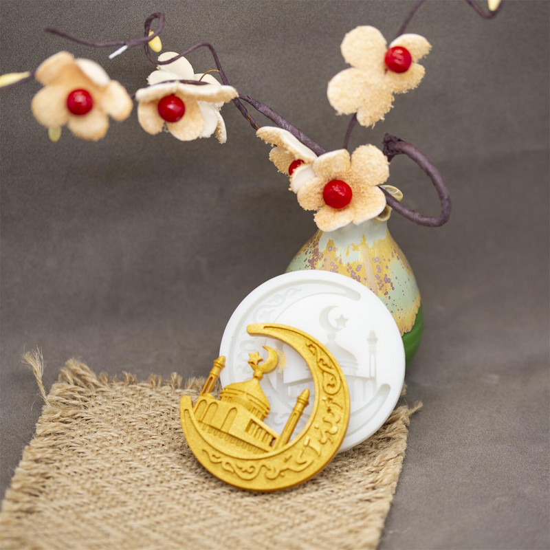 Islami silikoonvorm Fondant vormi koogi kaunistamise tööriistad šokolaadi Gumpaste vorm originaalsus vormi tilk kummist ehtevorm