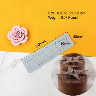 Moldes de Silicona Repostería y Pastelería Candy Mold σιλικόνης Μίνι ντόνατ DIY Κέικ σοκολάτας Φτιάχνοντας μούχλα Φόρμα ρητίνης παγοκύβου