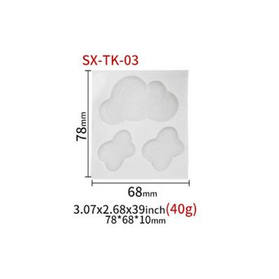 Forme de silicon pentru fondant creative Formă de curcubeu pentru tort de ciocolată Unelte pentru decorarea prăjiturii DIY Accesorii pentru coacere Forme din rășină