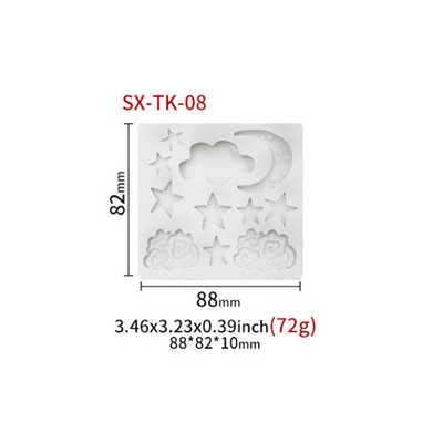 Forme de silicon pentru fondant creative Formă de curcubeu pentru tort de ciocolată Unelte pentru decorarea prăjiturii DIY Accesorii pentru coacere Forme din rășină