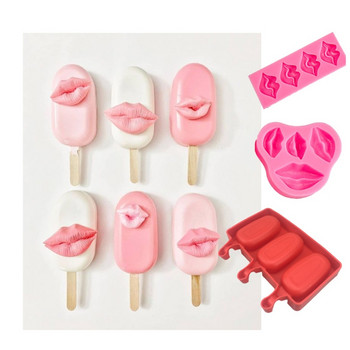 2022 Нови силиконови форми за сладолед Форми за мус 5 различни стила Ръчно изработени перфектни подаръци
