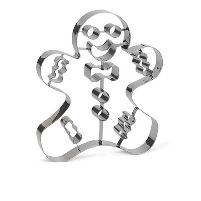 Τρισδιάστατα καλούπια για χριστουγεννιάτικα μπισκότα Μεγάλου μεγέθους Φοντάν νιφάδα χιονιού Καρδιά μελόψωμο Κόφτης μπισκότων από ανοξείδωτο ατσάλι Φόρμα DIY για μπισκότα