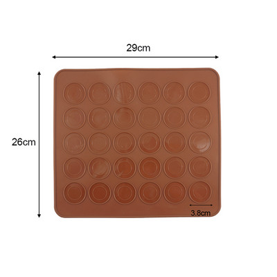 Silikoonist isetegemise makaroni vorm 30/48 õõnsusega küpsetusmatt Silikoonist Macaron saia ahju küpsetusvormi lehtmatt Macaron plaadist küpsetusnõud