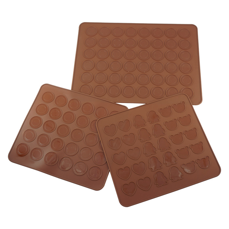 Silikoonist isetegemise makaroni vorm 30/48 õõnsusega küpsetusmatt Silikoonist Macaron saia ahju küpsetusvormi lehtmatt Macaron plaadist küpsetusnõud
