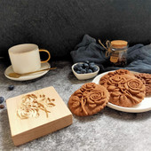 Φόρμα μπισκότου Ξύλινο Ψήσιμο Μελόψωμο Τραγανό Μπισκότο Φόρμα Κόφτερ Φόρμα Ζαχαροπλαστικής Χριστουγεννιάτικη διακόσμηση Άγιος Βασίλης Ψήσιμο κουζίνας