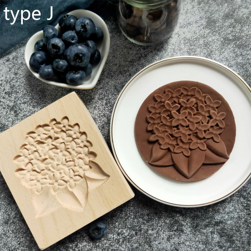 Φόρμα μπισκότου Ξύλινο Ψήσιμο Μελόψωμο Τραγανό Μπισκότο Φόρμα Κόφτερ Φόρμα Ζαχαροπλαστικής Χριστουγεννιάτικη διακόσμηση Άγιος Βασίλης Ψήσιμο κουζίνας