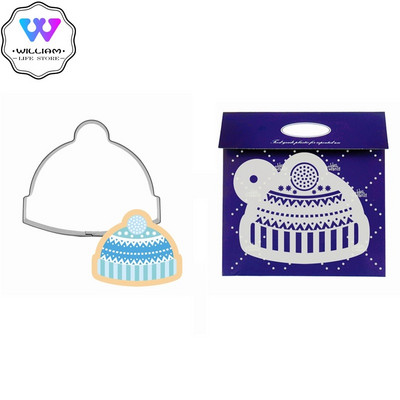 2tk/komplekti mütsi kujuga küpsisevormi vorm DIY fondant šokolaadikoogi kaunistusvahendid küpsetusvahendid