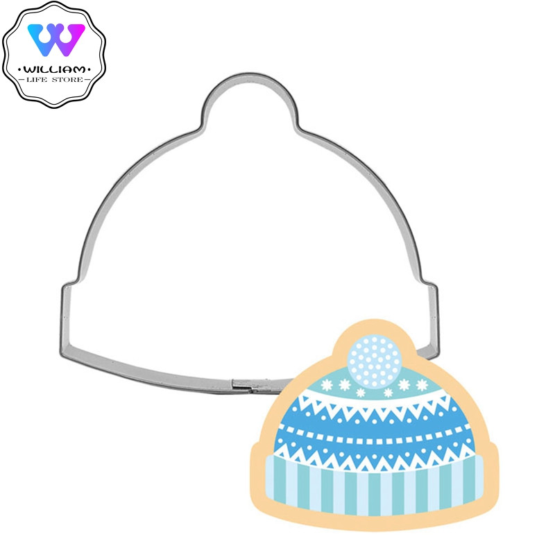 2tk/komplekti mütsi kujuga küpsisevormi vorm DIY fondant šokolaadikoogi kaunistusvahendid küpsetusvahendid