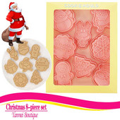 Anime Cookie Cutter Embosser Χριστουγεννιάτικο Δέντρο Εξοπλισμός Ζαχαροπλαστικής Ζαχαροπλαστικής και Αρτοποιίας για Φόρμα ψησίματος κέικ Αξεσουάρ κουζίνας