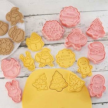 Anime Cookie Cutter Embosser Χριστουγεννιάτικο Δέντρο Εξοπλισμός Ζαχαροπλαστικής Ζαχαροπλαστικής και Αρτοποιίας για Φόρμα ψησίματος κέικ Αξεσουάρ κουζίνας