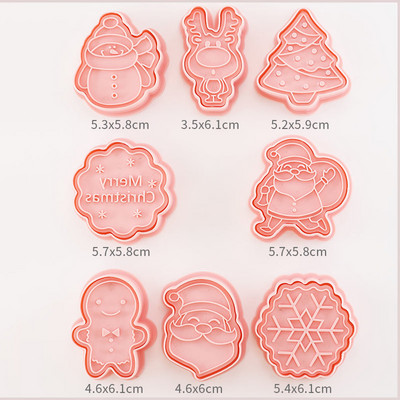 Anime Cookie Cutter Embosser Χριστουγεννιάτικο Δέντρο Εξοπλισμός Ζαχαροπλαστικής Ζαχαροπλαστικής και Αρτοποιίας για Φόρμα ψησίματος κέικ Αξεσουάρ κουζίνας