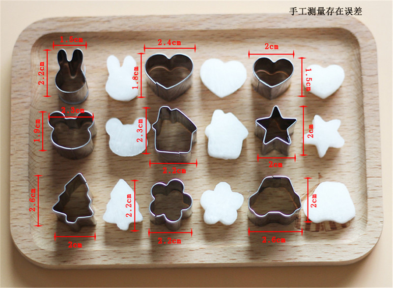 10 τμχ/σετ Φρουτά κοπής φρούτων Κουτί σκαντζόχοιρος Σχεδιασμός Μίνι από ανοξείδωτο ατσάλι φόρμα μπισκότων κόφτης μπισκότων Ζαμπόν Μπισκότα Εργαλεία κουζίνας Cute