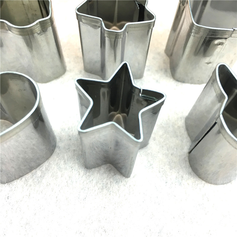 10 τμχ/σετ Φρουτά κοπής φρούτων Κουτί σκαντζόχοιρος Σχεδιασμός Μίνι από ανοξείδωτο ατσάλι φόρμα μπισκότων κόφτης μπισκότων Ζαμπόν Μπισκότα Εργαλεία κουζίνας Cute