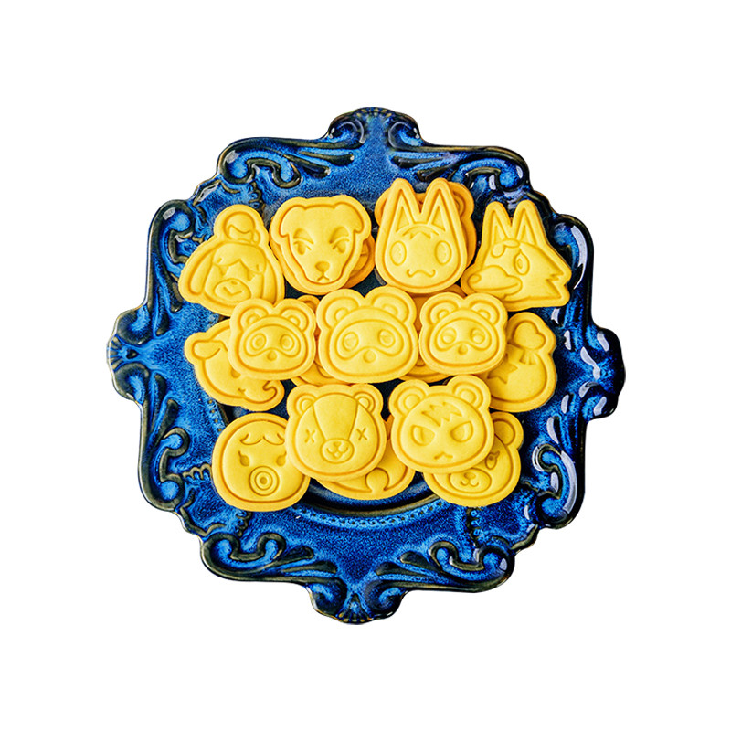 2/3 τεμ. Japeness Game Animal Crossing Biscuit Cookie Cutters Φόρμα σφραγίδας μπισκότων Sugarcraft Εργαλεία διακόσμησης για μπισκότα Καλούπι φοντάν