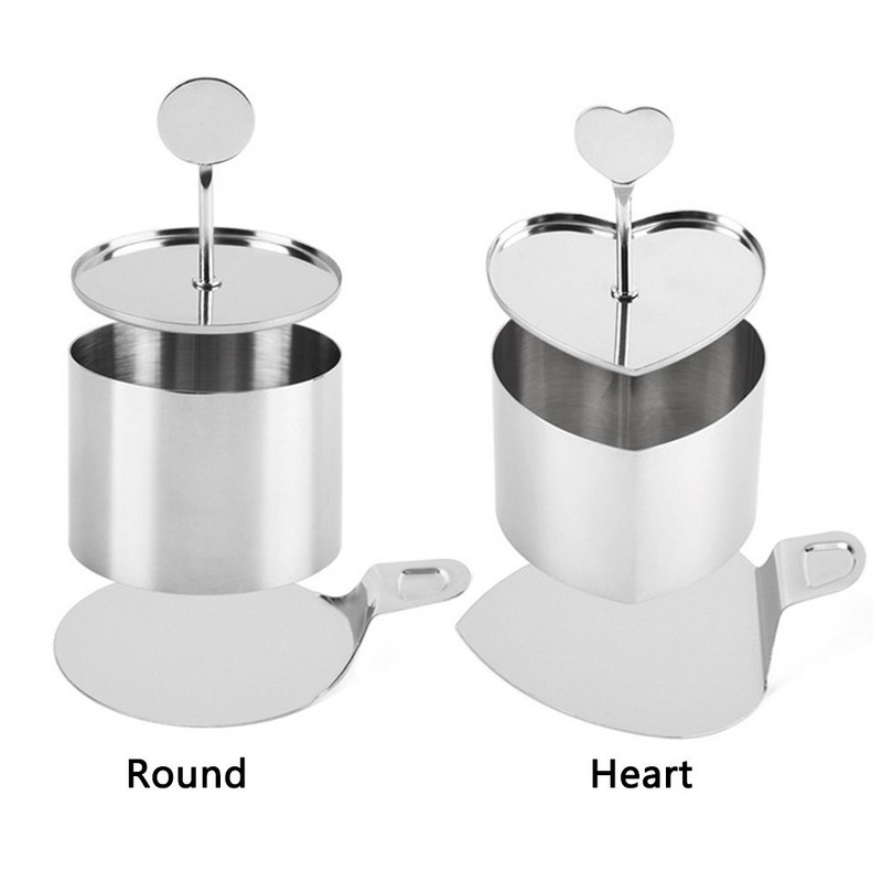 3 τμχ/σετ Εργαλείο για κέικ κουζίνας Φοντάν ζαχαροπλαστικής Διακοσμητικό φόρμα ψησίματος Φόρμα εμβόλου κέικ 3D Κόφτης για μπισκότα στρογγυλή καρδιά