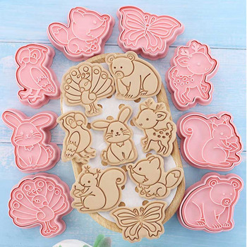Резачки за бисквитки и щамповани 3d аниме резачка Monster Pastry Печене на бисквитена форма Кухненски инструменти Аксесоари Резачки за бисквитки Форми