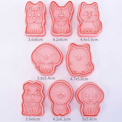 Dispozitive de tăiat biscuiți și embosoare 3d Anime Cutter Monster Patiserie Coacerea Biscuiților Molde Ustensile de bucătărie Accesorii Taietoare de biscuiți Forme