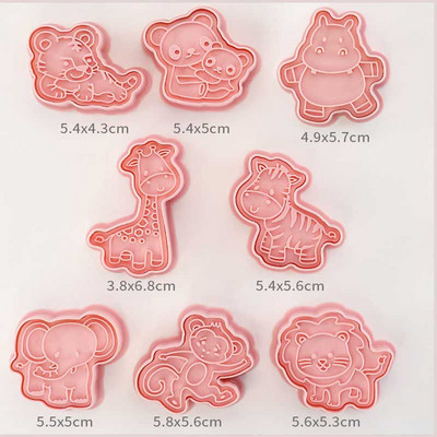 Dispozitive de tăiat biscuiți și embosoare 3d Anime Cutter Monster Patiserie Coacerea Biscuiților Molde Ustensile de bucătărie Accesorii Taietoare de biscuiți Forme