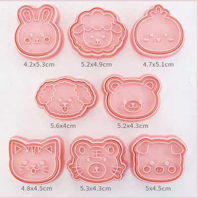 Dispozitive de tăiat biscuiți și embosoare 3d Anime Cutter Monster Patiserie Coacerea Biscuiților Molde Ustensile de bucătărie Accesorii Taietoare de biscuiți Forme