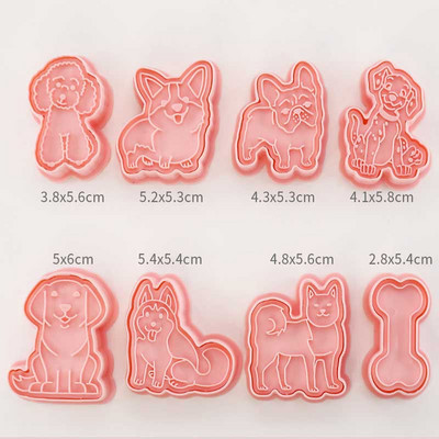 Dispozitive de tăiat biscuiți și embosoare 3d Anime Cutter Monster Patiserie Coacerea Biscuiților Molde Ustensile de bucătărie Accesorii Taietoare de biscuiți Forme