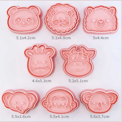 Dispozitive de tăiat biscuiți și embosoare 3d Anime Cutter Monster Patiserie Coacerea Biscuiților Molde Ustensile de bucătărie Accesorii Taietoare de biscuiți Forme
