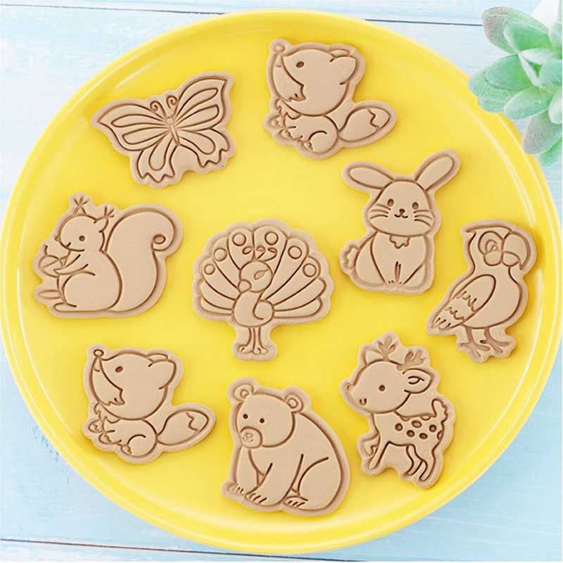 Dispozitive de tăiat biscuiți și embosoare 3d Anime Cutter Monster Patiserie Coacerea Biscuiților Molde Ustensile de bucătărie Accesorii Taietoare de biscuiți Forme
