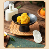 Πρέσα χειρός Φασόλι για ψήσιμο Εργαλείο ζαχαροπλαστικής σε σχήμα φιστικιού με πίεση χεριών Φόρμα ψησίματος DIY Εργαλείο Φόρμα φεγγαρόπιτας για ανάγλυφο