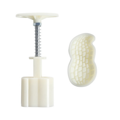 Πρέσα χειρός Φασόλι για ψήσιμο Εργαλείο ζαχαροπλαστικής σε σχήμα φιστικιού με πίεση χεριών Φόρμα ψησίματος DIY Εργαλείο Φόρμα φεγγαρόπιτας για ανάγλυφο