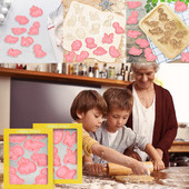 8db/készlet Dinoszaurusz süteményvágók Barkácsolás tortaforma Születésnapi Ajándékok Dzsungelparti Desszert 3D Rajzfilm Dino alakú Keksz Sütőeszköz