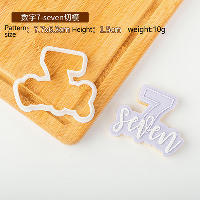 Kondiitritoodete tempel 1 tk akrüülküpsise reljeefvorm Palju õnne sünnipäevaks Fondant tempel tähestiku number küpsiselõikur ja reljeef 1024718