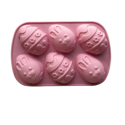 Φόρμα σιλικόνης για κέικ πασχαλινό κουνελιού Φόρμα ψησίματος για κέικ σοκολάτας